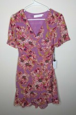 ASTR Elizabeth Mini Dress, Lavender Pink, Women's Small