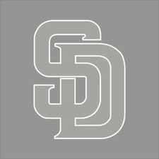 San Diego Padres 11 MLB Team Logo 1 Color Vinyl Decal Sticker Window Car Wall