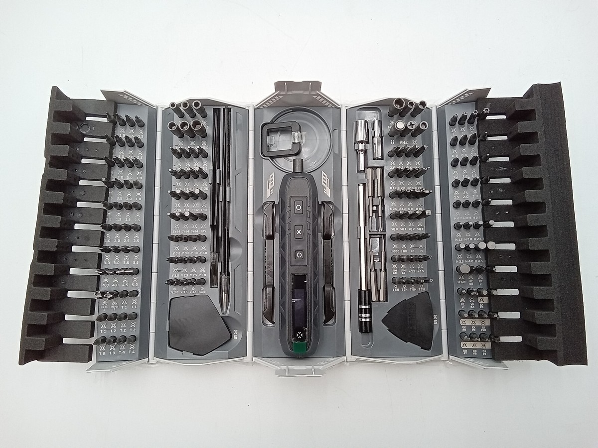 Jakemy Electric Screwdriver Set 180-in-1 Precision Bits JM-8193