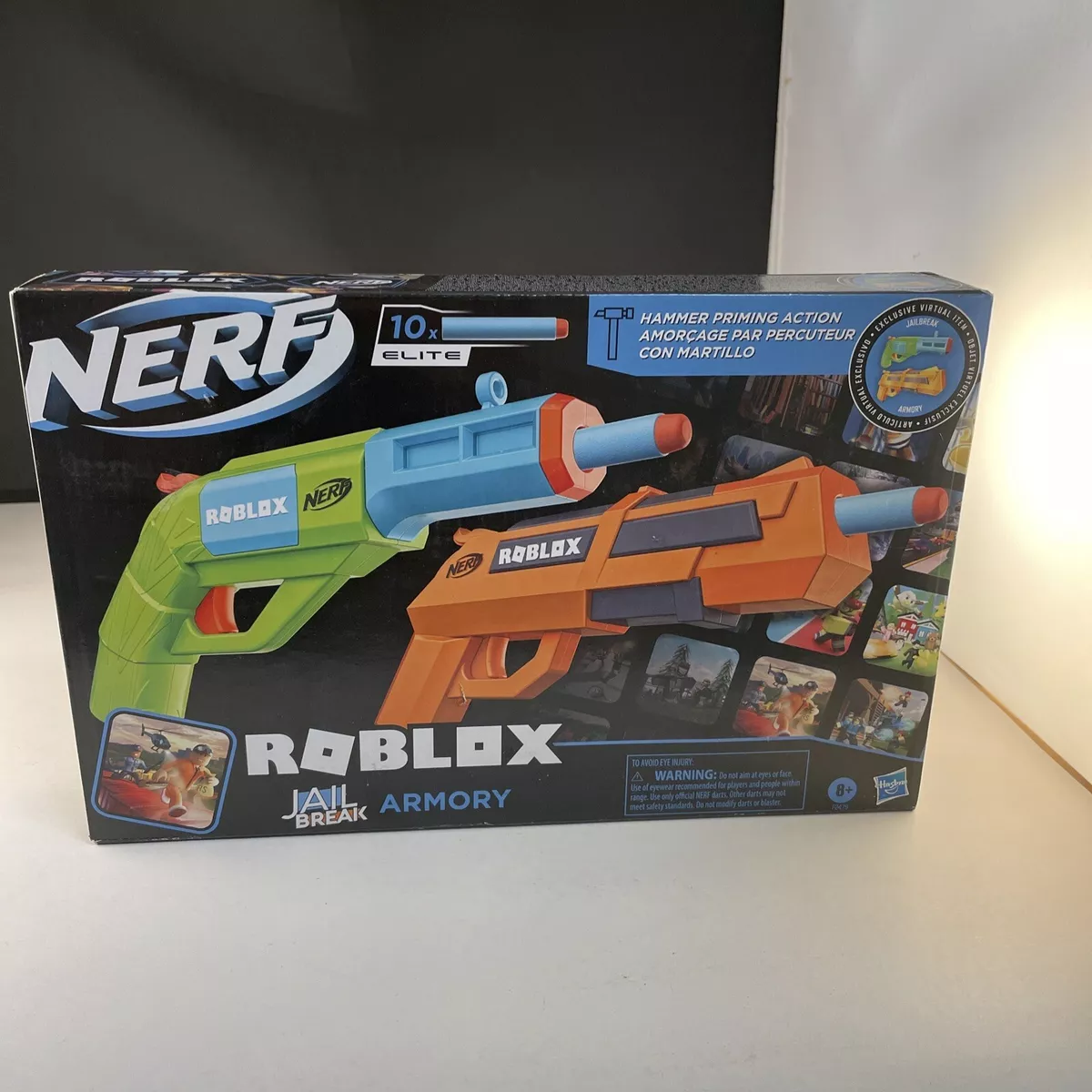  NERF Roblox Jailbreak: Armory, Includes 2 Hammer