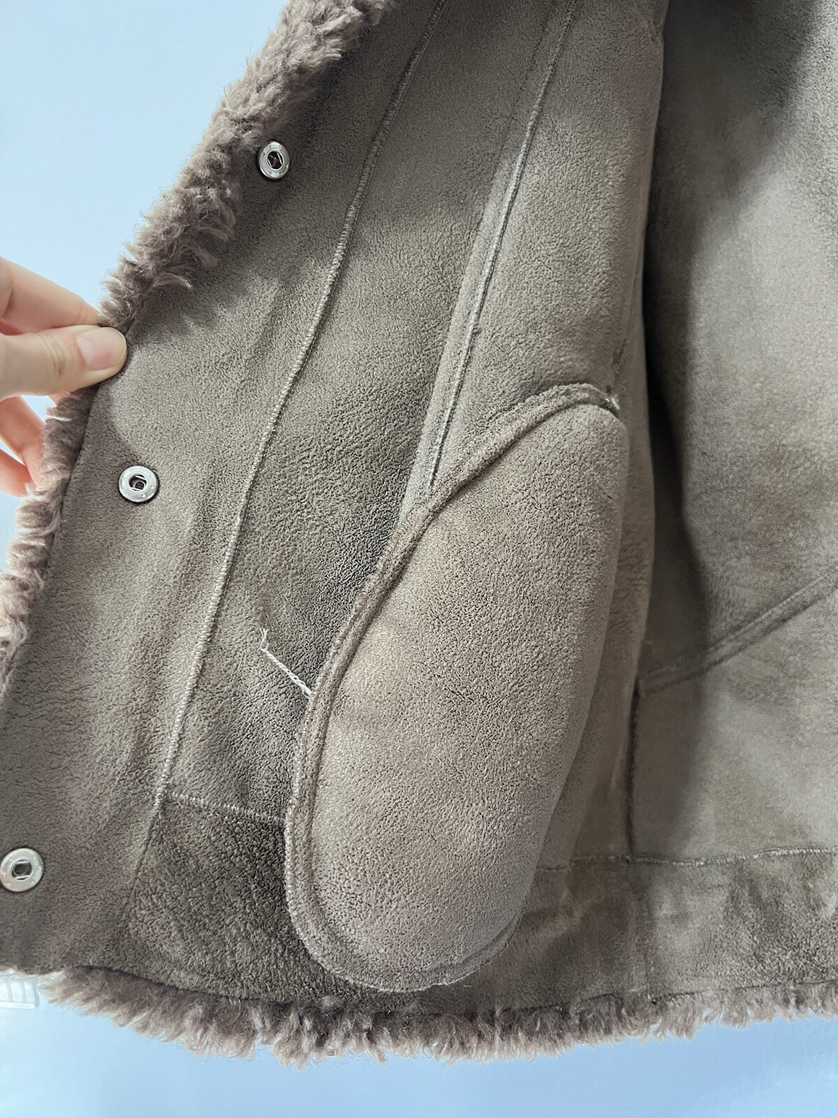 Brown teddy bear jacket - image 3