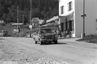 Henri Greder Andre Vigneron Opel kadett 1968 Rally Car Old Photo 7
