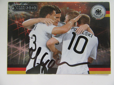 Mario Gomez - signiert - Panini Card DFB WM FIFA World Cup 2010 TeamCards Nr. 64