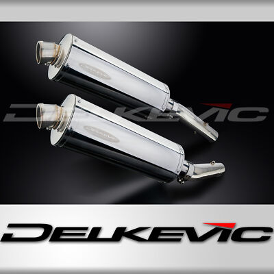 Aprilia RSV1000R Factory 2003-10 Slip On 14'' Oval Stainless Exhaust Muffler Kit