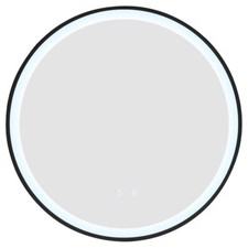 Round LED Bathroom Mirror Lights Illuminated Vanity Mirror Over Sink 60cm 80cm