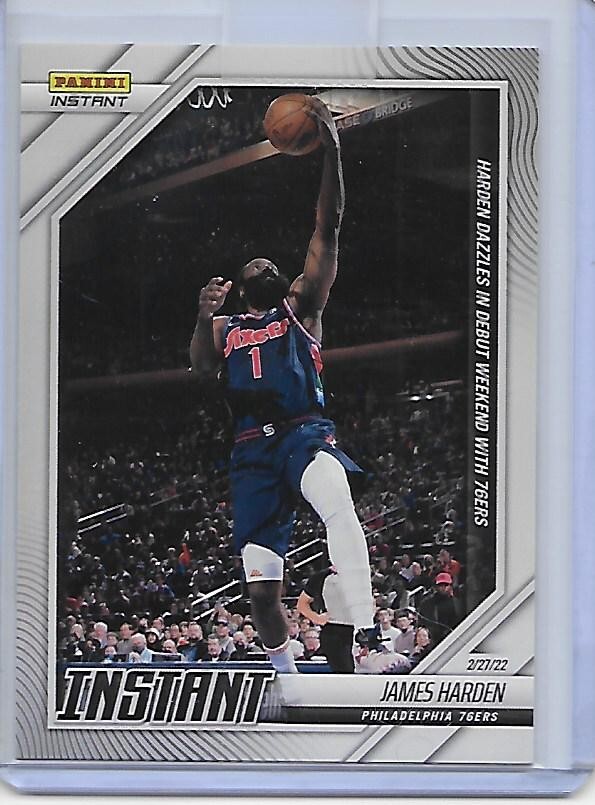 2021-22 Panini Instant JAMES HARDEN #146 /202 Philadelphia 76ers