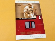 Alex Rodriguez 2003 Flair Sweet Swatch Jumbo Patch 046/298 sleeve 3 color NMMT- 