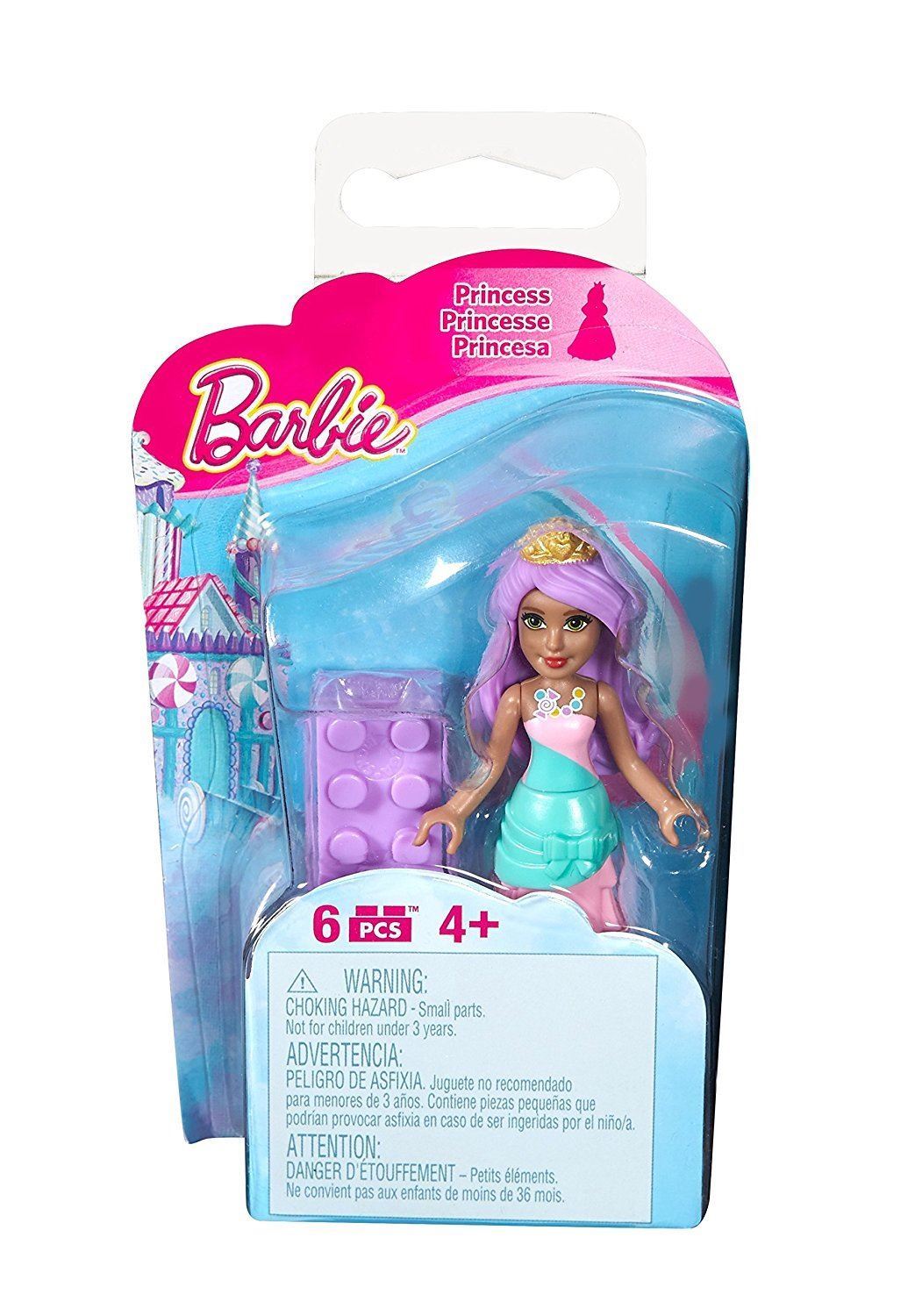 mega construx barbie candy castle