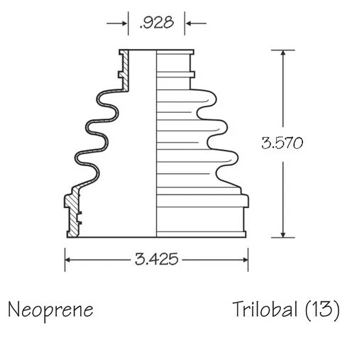 Juego de 2 kit de arranque eje CV delantero interior exterior para Toyota Matrix 2003-2008 Foto 4 de 4