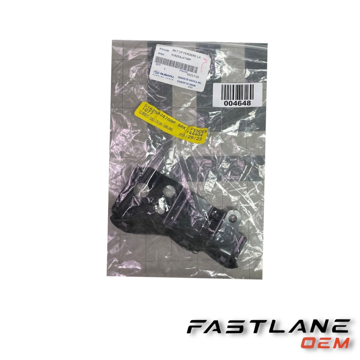 Subaru OEM 10-14 Legacy Fender-bracket 51625AJ47A9P for sale