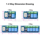 1/2/3/4CH Ewelink WiFi Remote Control Switch Bluetooth Wireless Relay Module DIY