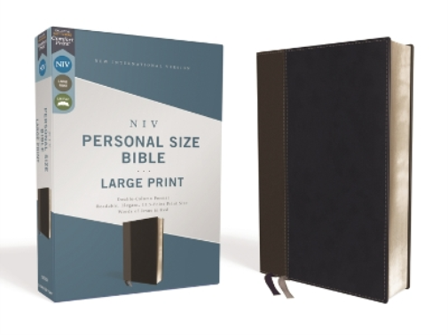 NIV, Personal Size Bible, Large Print, Leathersoft, Black (Rilegato in ecopelle)