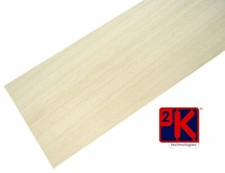 Balsaholz Platte 11 x 3/16" (4,77 mm) dick x 4" (102 mm) breit x 36" (914 mm) lang