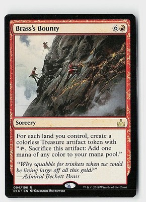 Brass's Bounty R Rivals of Ixalan 94 NM