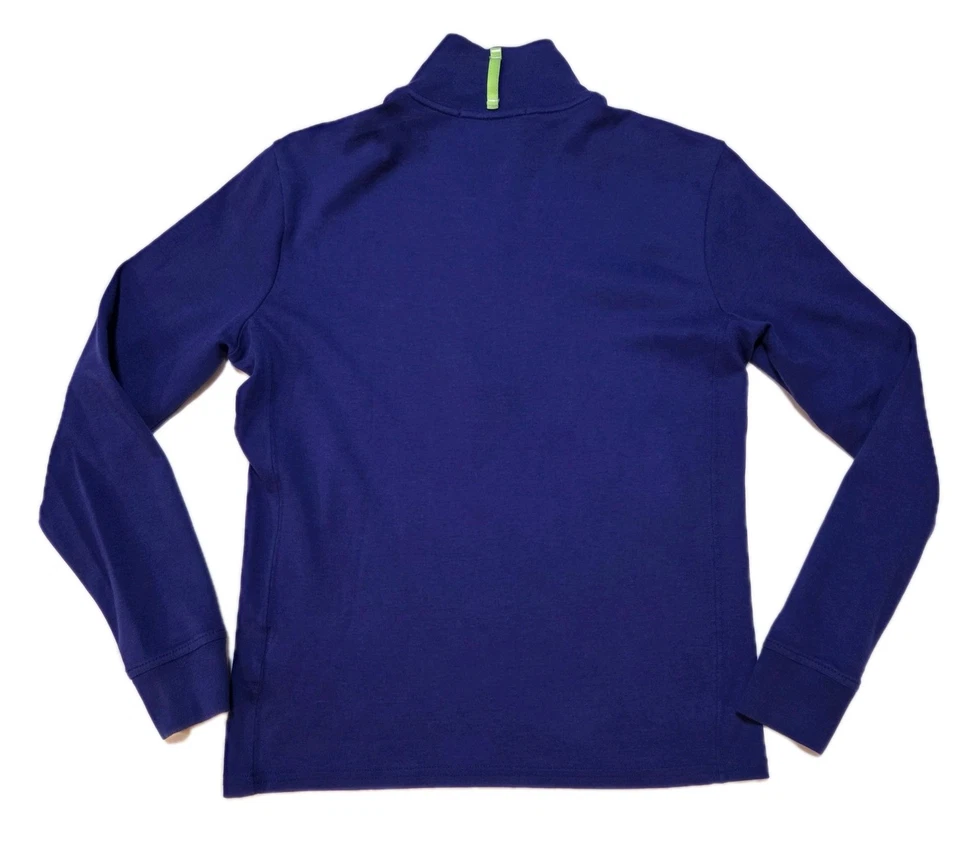 Pullover Ralph Lauren Golf Para Mujer Púrpura 1/4 Cremallera Algodón Talla M Manga Larga Foto 2 de 4