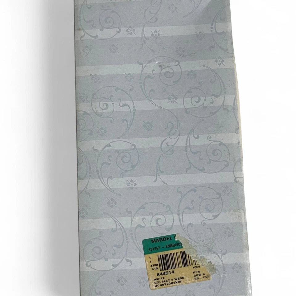 Juego de Soporte para Pluma de Boda Vintage Blanco Satén y Encaje Plata Elegante Decoración de Ceremonia Foto 4 de 4