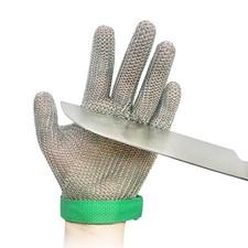 Safety Cut Proof Stab Resistant Butcher Gloves Stainless Steel Wire Metal Mesh