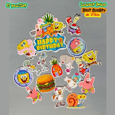 Biskuit Geburtstag Tortendeko Bob Cake Topper Party Deko 17tlg Set