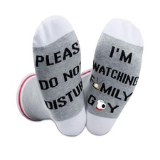 2PAIRS Funny Inspired Socks Comedy Cartoons Gift Birthday Gift Medium