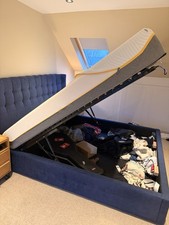 Ottoman Super King Size 6ft Upholstered Bed Frame Storage Bed