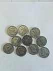 Walking Liberty & Franklin Half Dollars . 90% silver  10 Coin Lot.