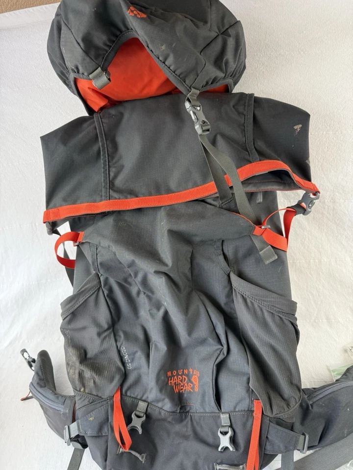 Mountain Hardwear Ozonic 50 Hiking Pack gray orange camping - Image 4 of 4