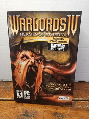 Warlords IV: Heroes of Etheria Includes Warlords II Combo (PC, 2003)