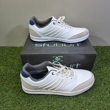 Stuburt Urban Control Men’s Golf  Shoeshoes Uk 8.5 White Spikeless Barely Used