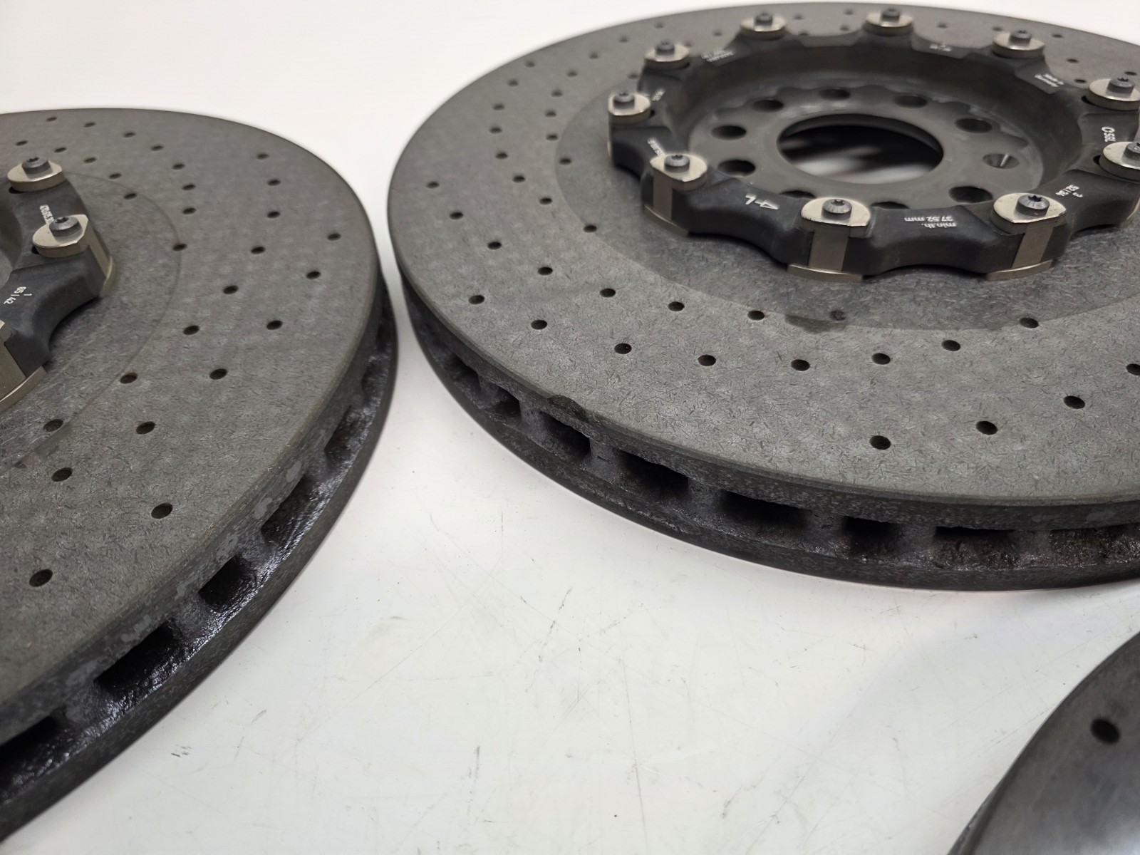 LAMBORGHINI AVENTADOR LP740 S LP770 SVJ CCB DISC SET FRONT REAR LEFT RIGHT OEM 