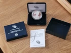 2019 AMERICAN SILVER EAGLE UNC PROOF COIN COA AND BOX RARE SAN FRANCISCO MINT
