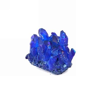Aqua Angel Aura Bergkristall Stufe blau Höhe 27 mm AA-Qualität Laser Kristalle