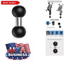 Sturdy 1-Inch Double Ball Adapter for RAM Mounts - 360  Rotate  Water Resistant