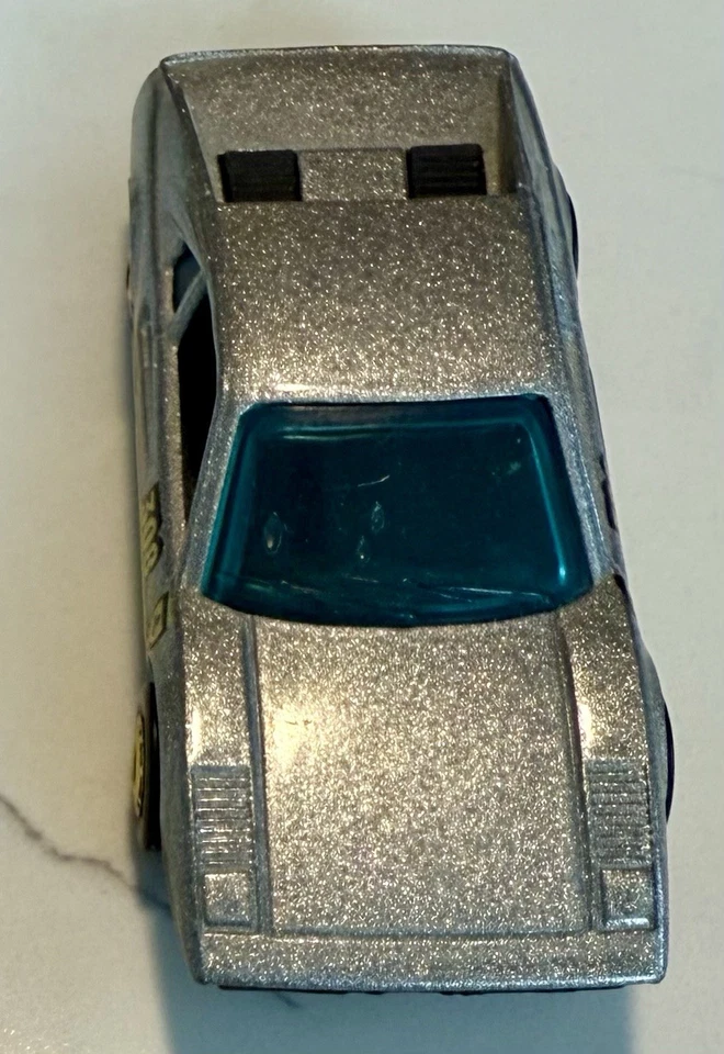 Ferrari Racebait 308 plateado Hot Wheels 1982 usado en excelente estado! Foto 3 de 4