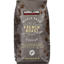 Kirkland Signature French Roast Whole Bean Coffee Dark Roast 1.13 kg (2.5 lb) 12.00 per pound