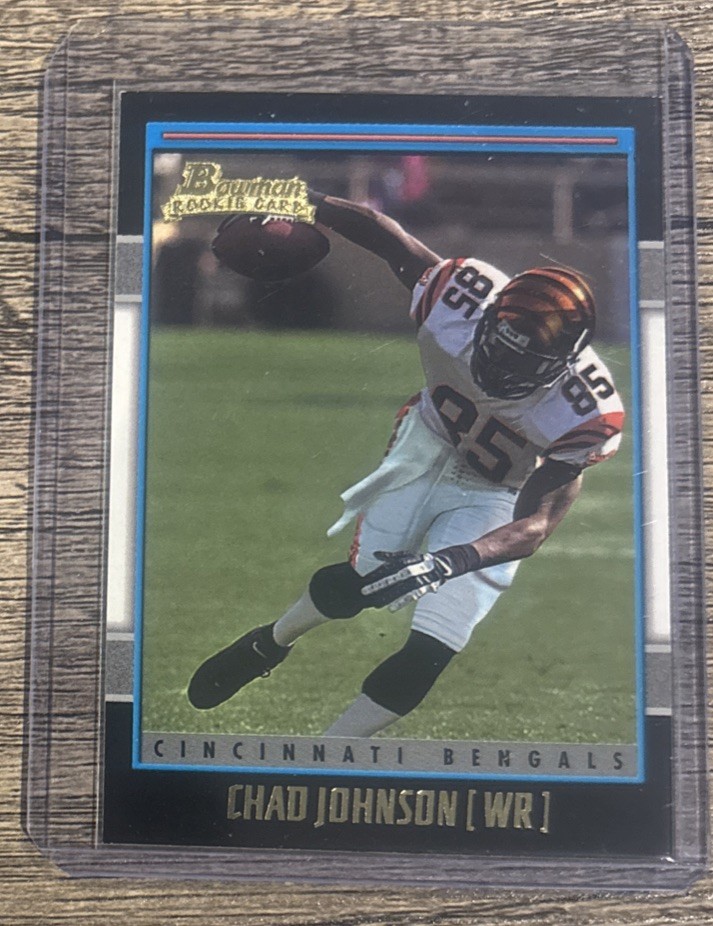 Chad Johnson 2001 Bowman Rookie RC Cincinnati Bengals C49