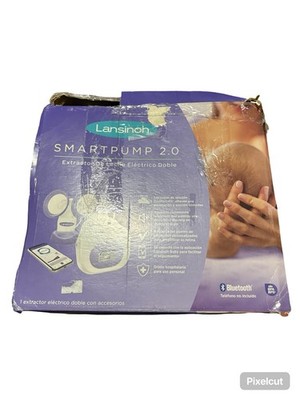 Lansinoh Smartpump 2.0 Double Electric Breast Pump Bluetooth with Accessories
