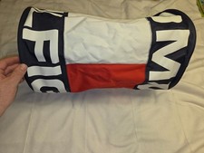 Tommy Hilfiger Duffel Gym Shoulder Boston Bag 90s Retro Flag Red/Navy vintage