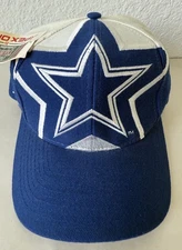Vtg Dallas Cowboys Big Star Logo M Apex One 90's Embroidered Snapback Hat W/Tags