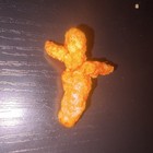 Cheeto Baby Jesus Shaped Piece in Plastic Bag w/ Blue Small Jewelry Box — photo 2