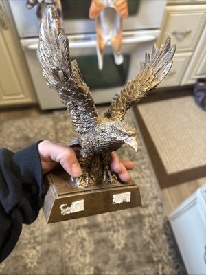 Trophy/Statue Spread Eagle  Bronze In Color Bronze  Base