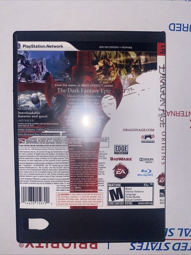 Dragon Age: Origins (Sony PlayStation 3, 2009) probado ¡Envíos completos el mismo día! - Imagen 2 de 3