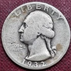 1932 S Washington Quarter 25c Circulated #98277