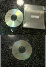 2000 Pcs 4 7/8 X 4 7/8 Clear CD DVD Disc Sleeves - Non Paper By