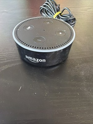 Best Offer Amazon Echo Dot 2nd Generation Smart Speaker Black RS03QR Used Works