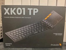 ProtoArc XK01 TP Foldable Full-Size Wireless Keyboard