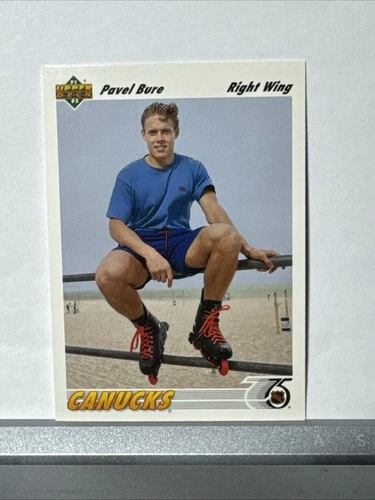 Pavel Bure 1991-92 Upper Deck #54 Vancouver Canucks HOF