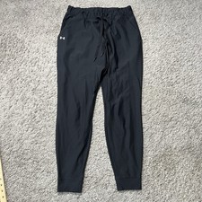 Under Armour Womens Storm Woven Pants Medium Stretch Polyester Pockets Gym EUC