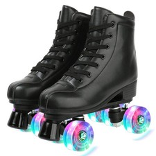 Gets Womens Roller Skates Light Up Wheels Flash Wheel 39-US 7.5