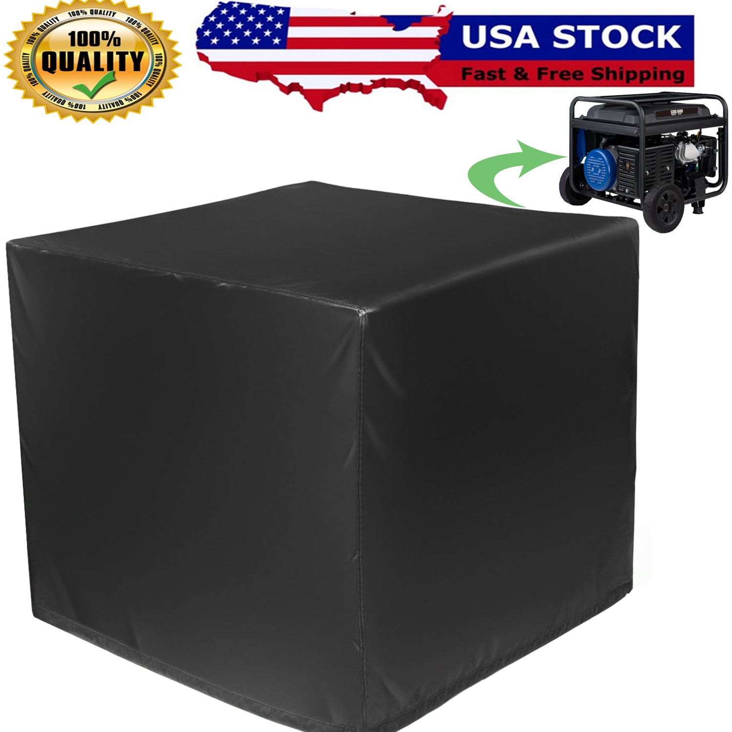 Cover For Wgen2000/3600/5500/7500/9500, Black