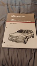 1997 Lexus LS400 Sedan Factory Original Electrical Wiring Diagram Manual 4.0L V8